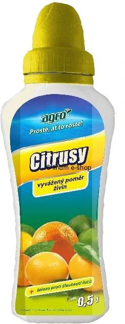 Agro hnojivo na citrusy kvapalné 0,5 L
