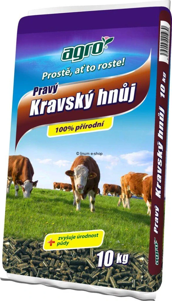 Agro pravý kravský hnoj 10 kg