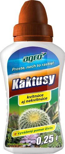 Agro hnojivo na kaktusy kvapalné 0,25 L