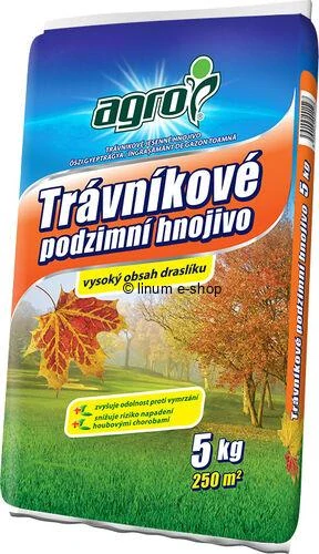 Agro trávnikové hnojivo jeseň 5 kg