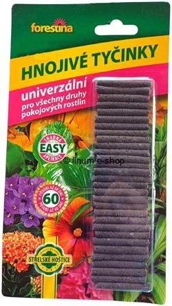 Hnojivé tyčinky Forestina univerzálne na izbové rastliny
