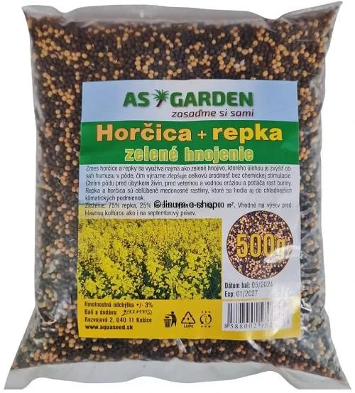 Zmes Horčica, Repka na zelené hnojenie