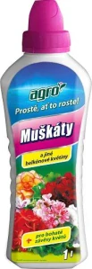 Agro hnojivo na muškáty a iné balkónovky kvapalné 1 L