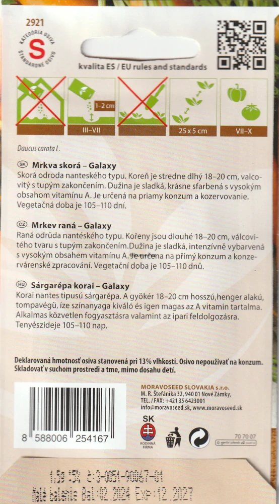Mrkva skorá Galaxy