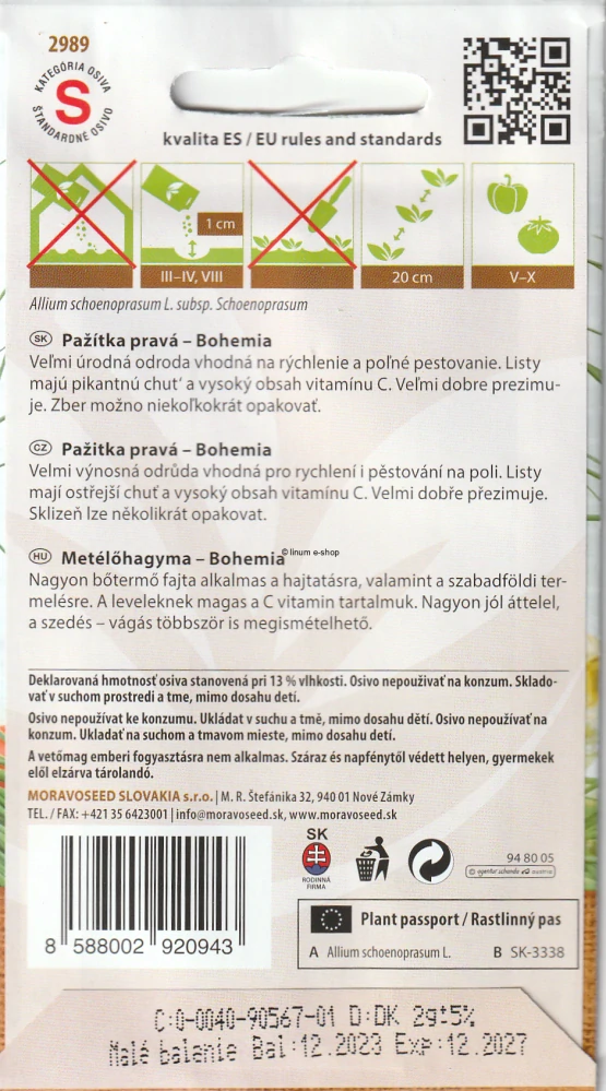Pažítka pravá Bohemia