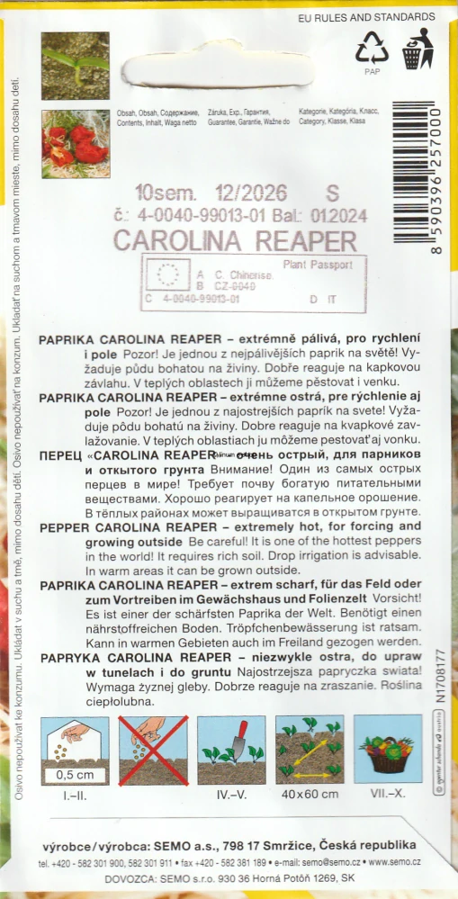 Paprika Carolina Reaper
