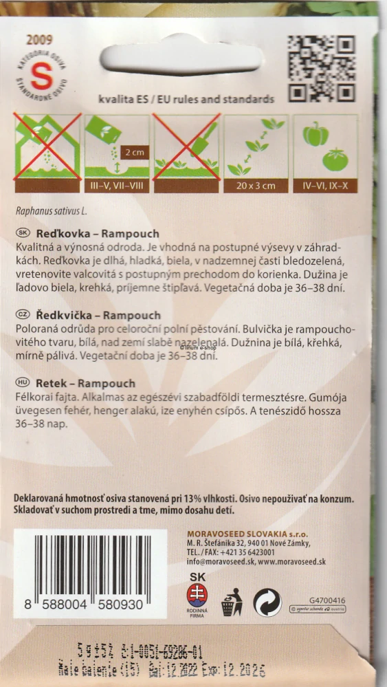 Reďkovka cencúľ