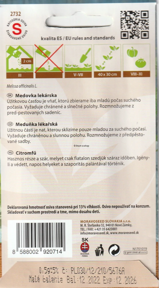 Medovka lekárska