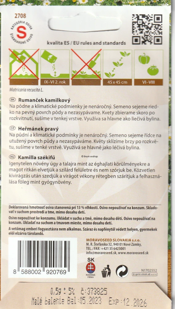 Rumanček kamilkový