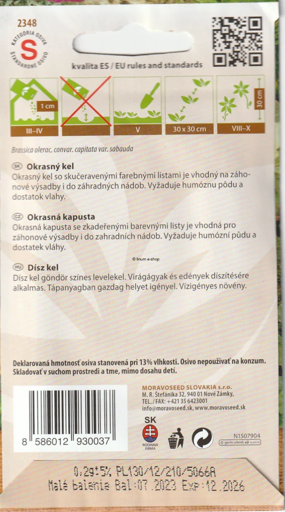 Okrasný kel