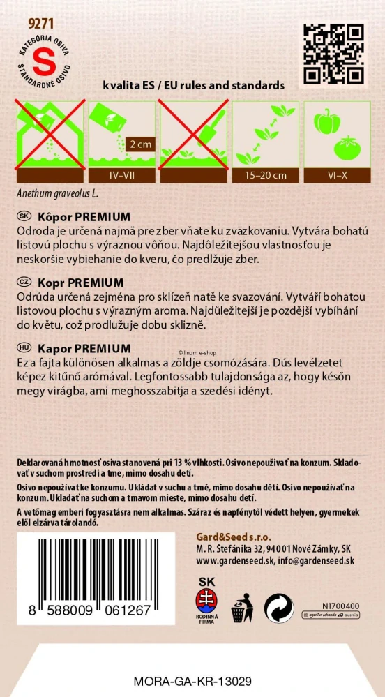 Kôpor voňavý Premium