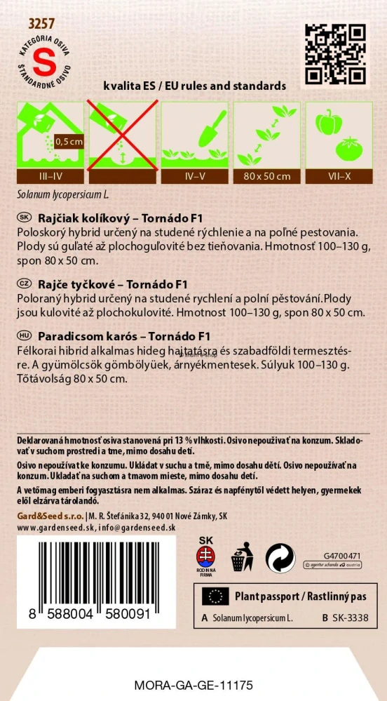 Rajčina Tornádo F1 Hybrid