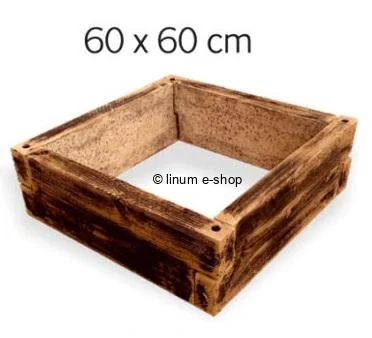Vyvýšený záhon-imitácia dreva