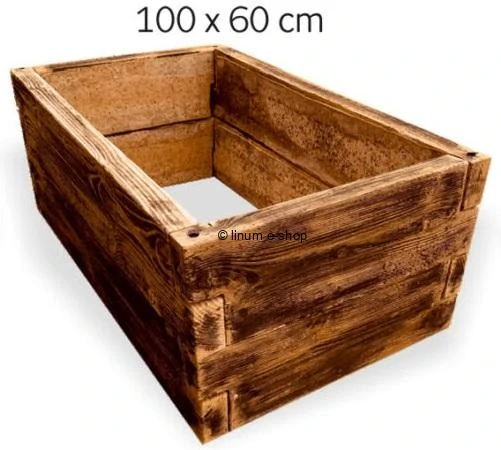 Vyvýšený záhon-imitácia dreva